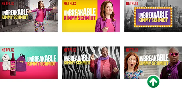 Unbreakable Kimmy Schmidt artwork A/B test results
